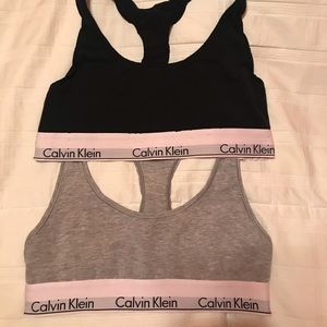 Calvin Klein sports bra two